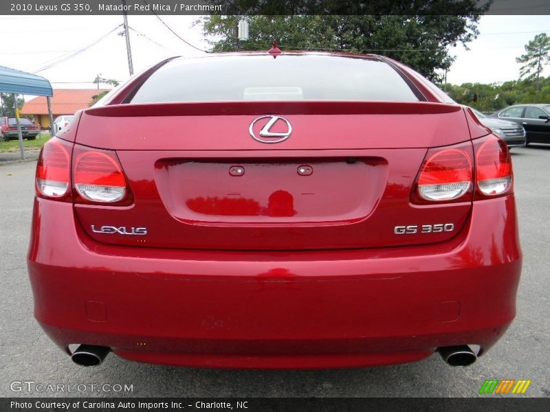 Matador Red Mica / Parchment 2010 Lexus GS 350