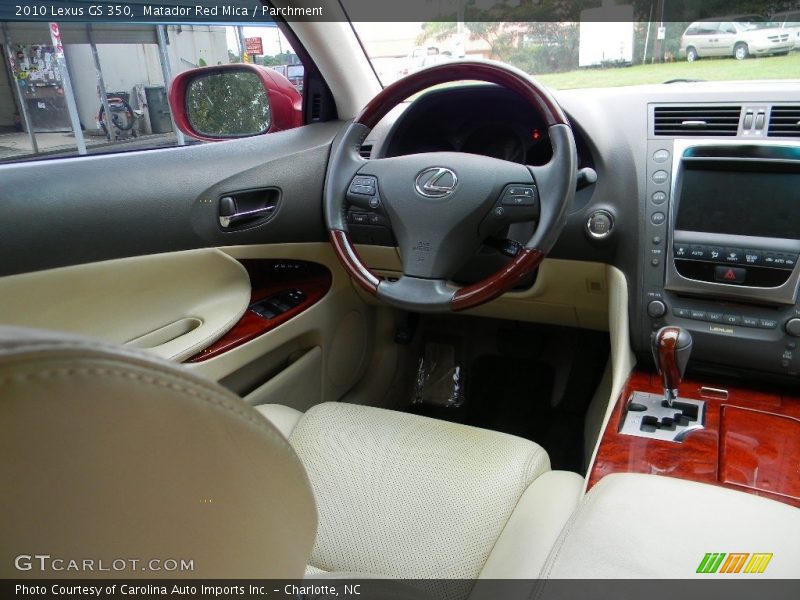Matador Red Mica / Parchment 2010 Lexus GS 350
