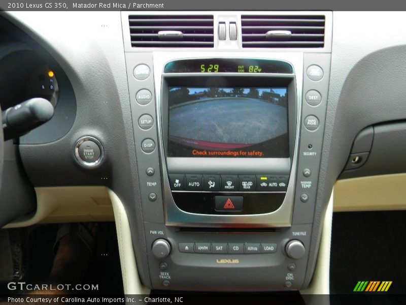 Matador Red Mica / Parchment 2010 Lexus GS 350