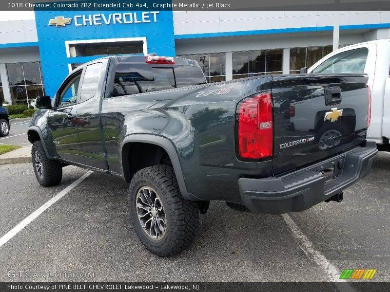 Graphite Metallic / Jet Black 2018 Chevrolet Colorado ZR2 Extended Cab 4x4
