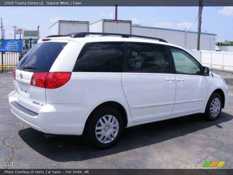 Natural White / Fawn 2008 Toyota Sienna LE
