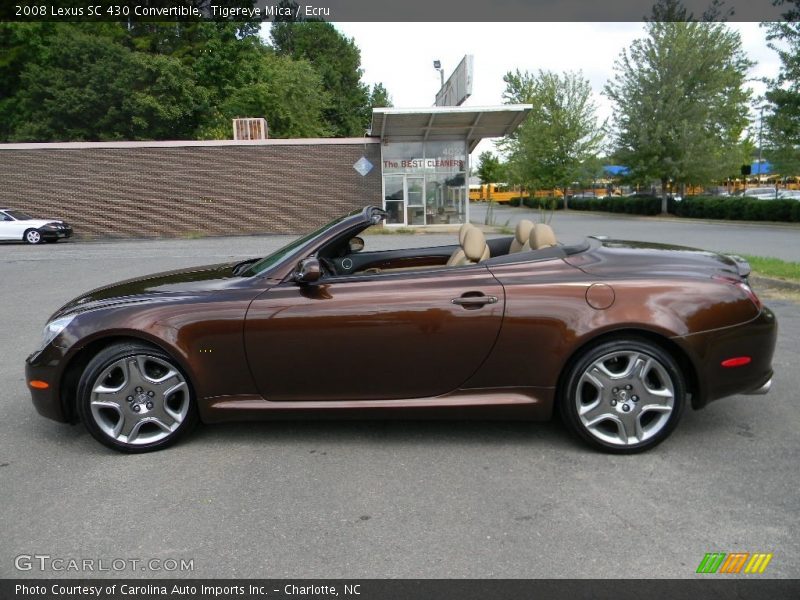 Tigereye Mica / Ecru 2008 Lexus SC 430 Convertible