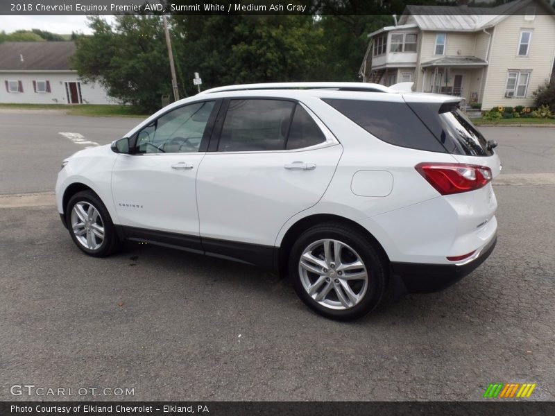 Summit White / Medium Ash Gray 2018 Chevrolet Equinox Premier AWD