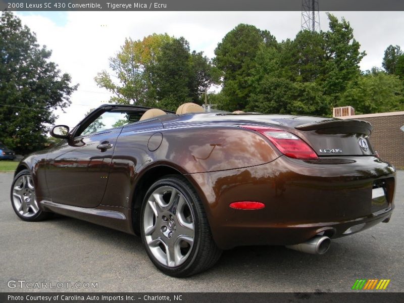 Tigereye Mica / Ecru 2008 Lexus SC 430 Convertible
