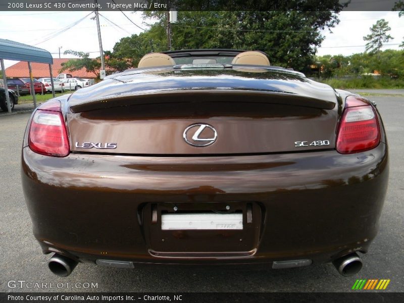 Tigereye Mica / Ecru 2008 Lexus SC 430 Convertible
