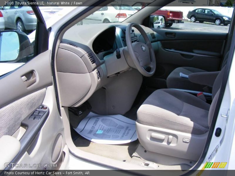 Natural White / Fawn 2008 Toyota Sienna LE