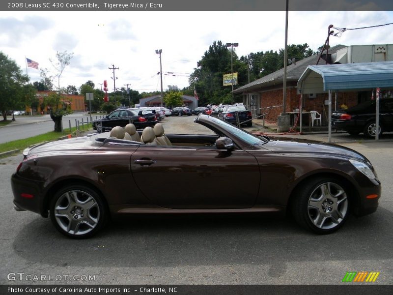 Tigereye Mica / Ecru 2008 Lexus SC 430 Convertible