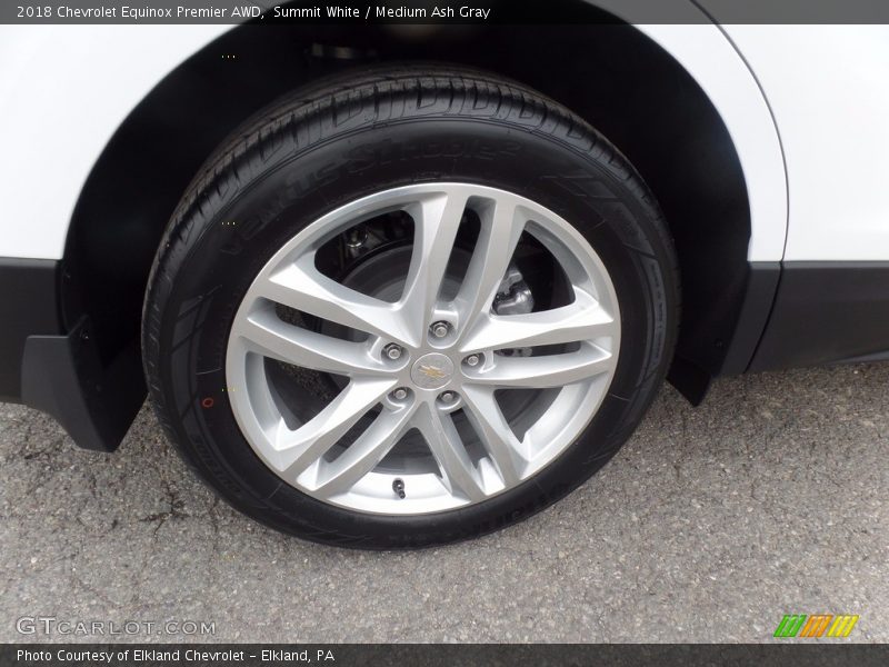 Summit White / Medium Ash Gray 2018 Chevrolet Equinox Premier AWD