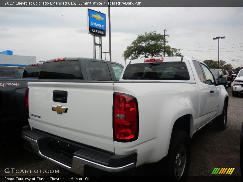 Summit White / Jet Black/­Dark Ash 2017 Chevrolet Colorado Extended Cab