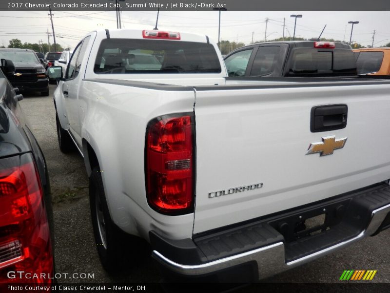 Summit White / Jet Black/­Dark Ash 2017 Chevrolet Colorado Extended Cab