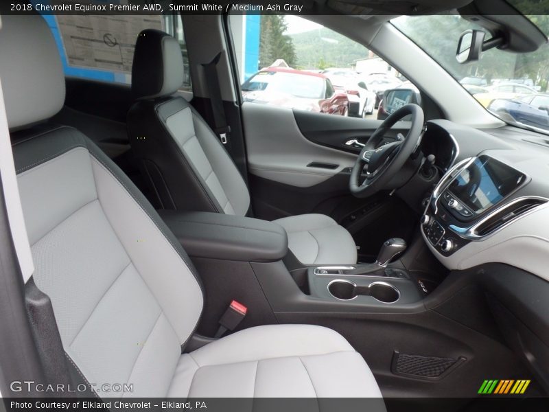 Summit White / Medium Ash Gray 2018 Chevrolet Equinox Premier AWD
