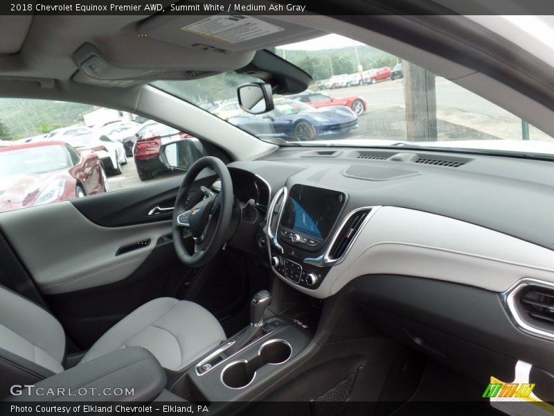 Summit White / Medium Ash Gray 2018 Chevrolet Equinox Premier AWD