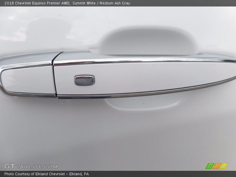 Summit White / Medium Ash Gray 2018 Chevrolet Equinox Premier AWD
