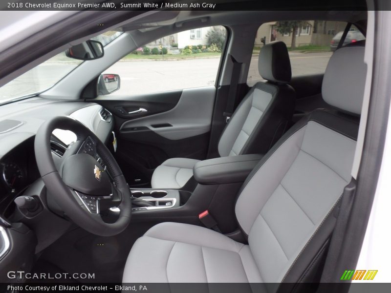Summit White / Medium Ash Gray 2018 Chevrolet Equinox Premier AWD