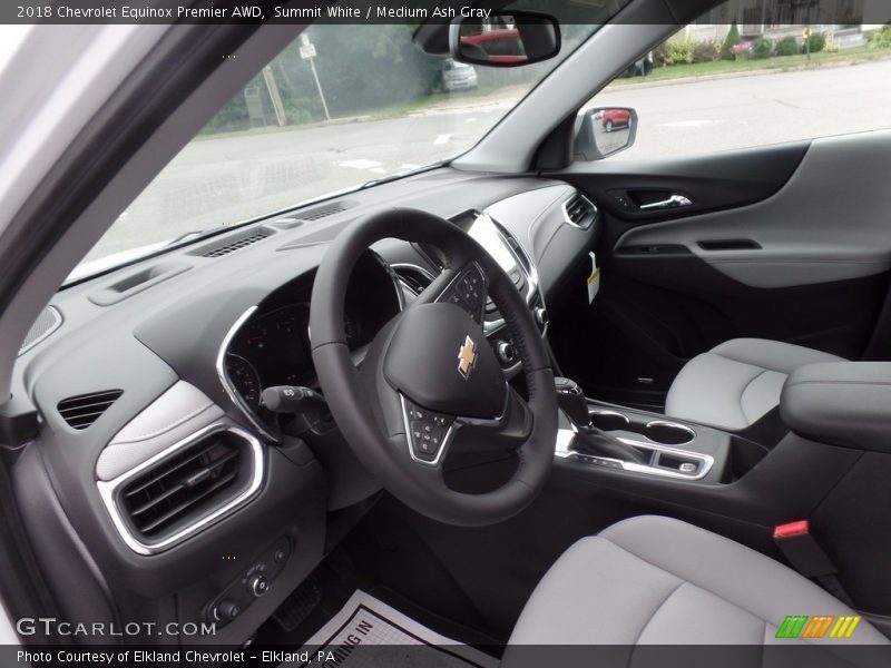 Summit White / Medium Ash Gray 2018 Chevrolet Equinox Premier AWD