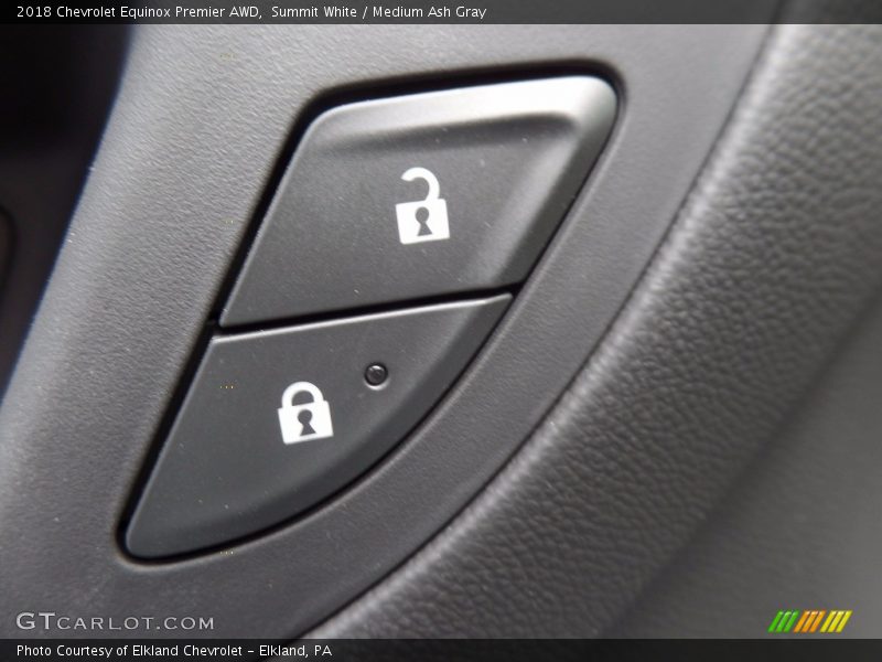 Summit White / Medium Ash Gray 2018 Chevrolet Equinox Premier AWD