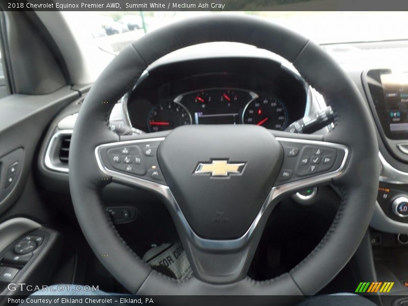 Summit White / Medium Ash Gray 2018 Chevrolet Equinox Premier AWD