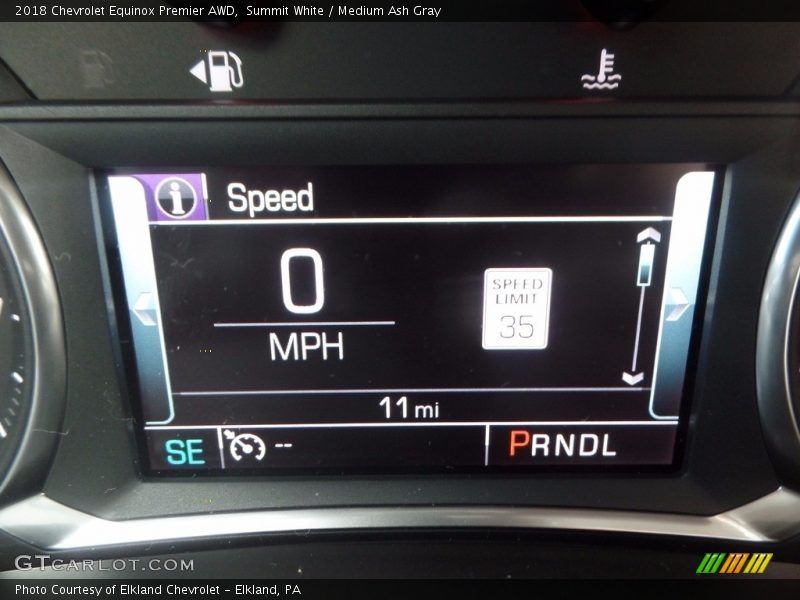 Summit White / Medium Ash Gray 2018 Chevrolet Equinox Premier AWD