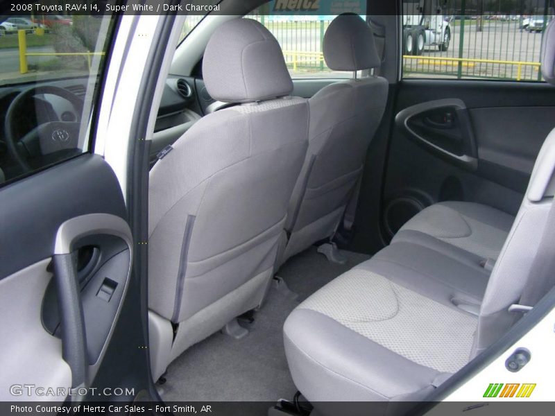 Super White / Dark Charcoal 2008 Toyota RAV4 I4