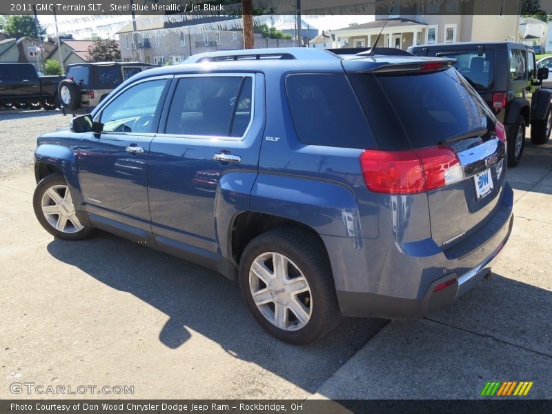 Steel Blue Metallic / Jet Black 2011 GMC Terrain SLT