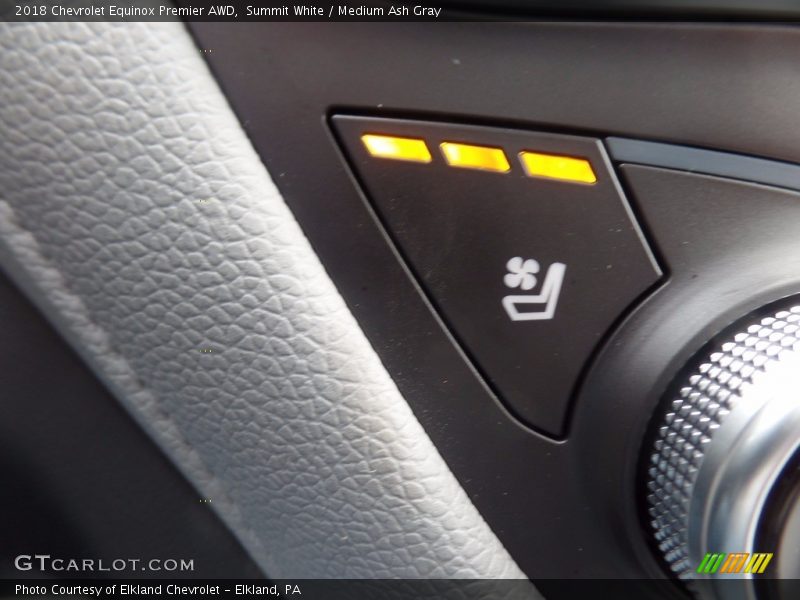 Summit White / Medium Ash Gray 2018 Chevrolet Equinox Premier AWD