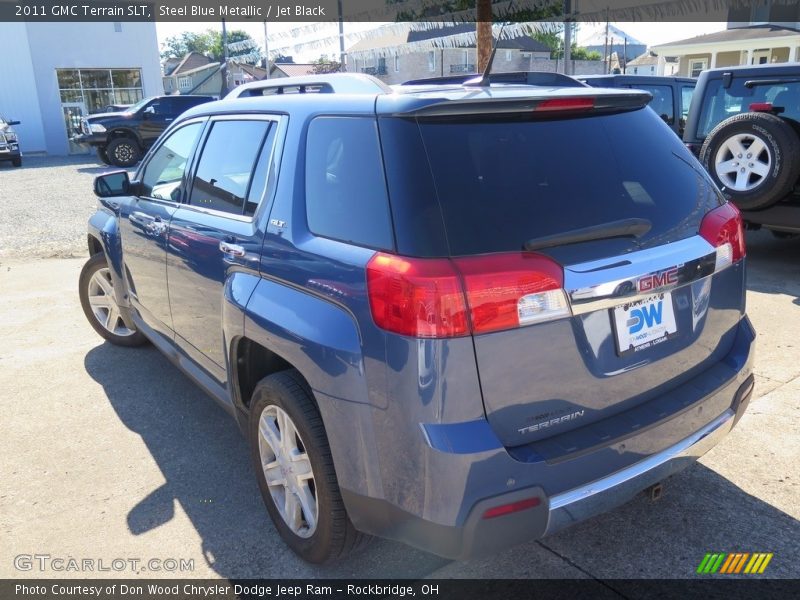 Steel Blue Metallic / Jet Black 2011 GMC Terrain SLT