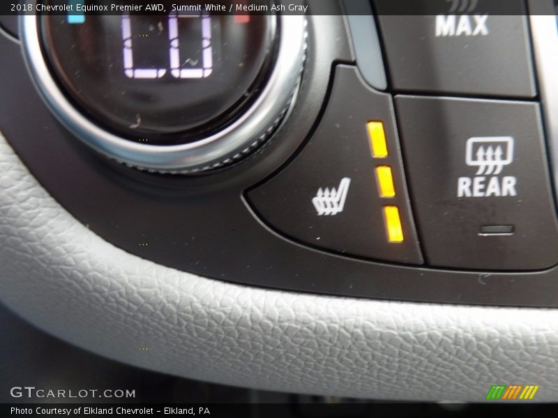 Summit White / Medium Ash Gray 2018 Chevrolet Equinox Premier AWD