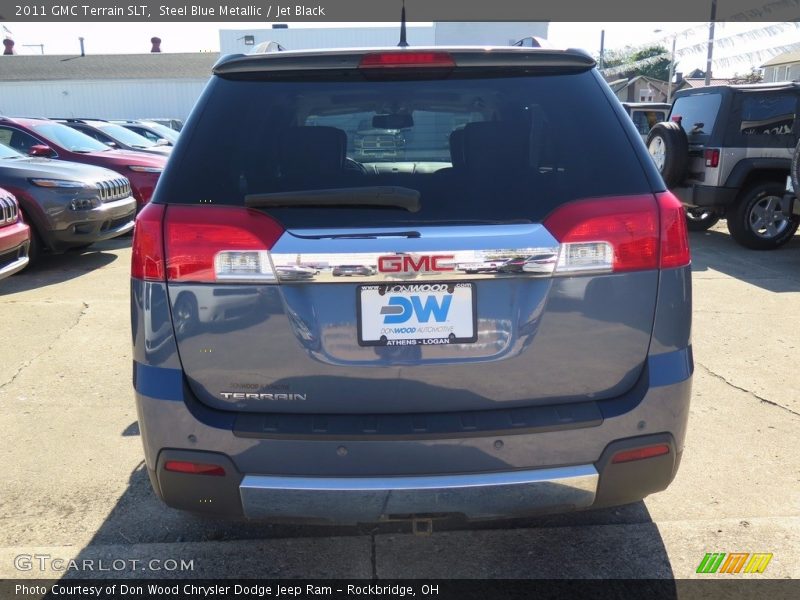 Steel Blue Metallic / Jet Black 2011 GMC Terrain SLT
