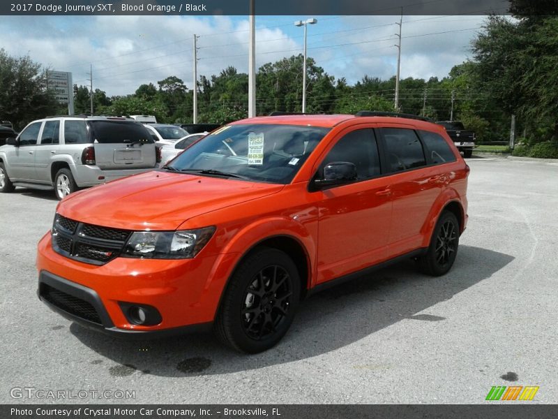 Blood Orange / Black 2017 Dodge Journey SXT