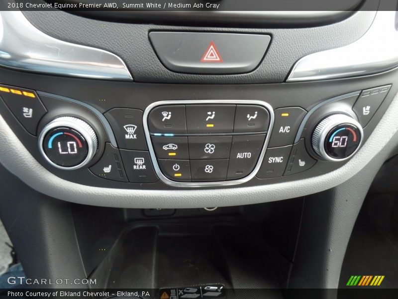Summit White / Medium Ash Gray 2018 Chevrolet Equinox Premier AWD