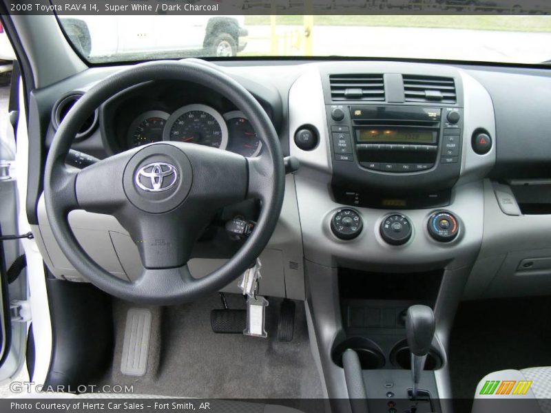 Super White / Dark Charcoal 2008 Toyota RAV4 I4