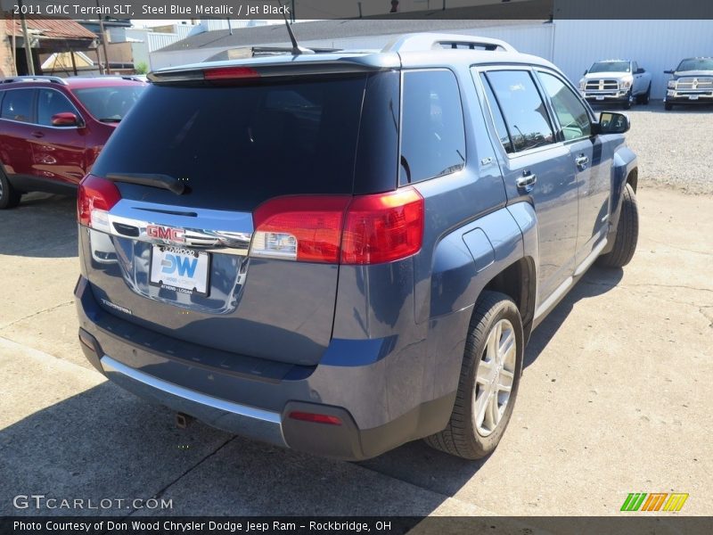 Steel Blue Metallic / Jet Black 2011 GMC Terrain SLT