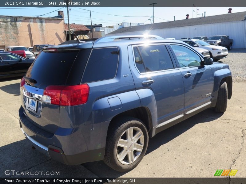 Steel Blue Metallic / Jet Black 2011 GMC Terrain SLT