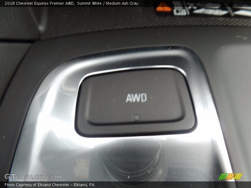 Summit White / Medium Ash Gray 2018 Chevrolet Equinox Premier AWD