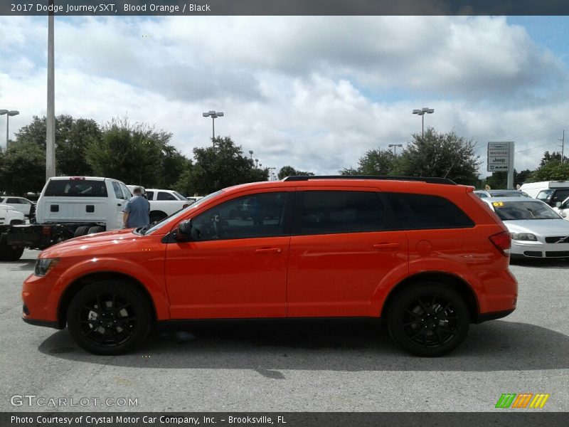 Blood Orange / Black 2017 Dodge Journey SXT