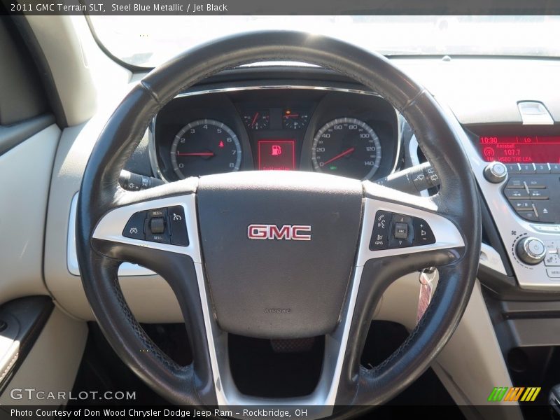 Steel Blue Metallic / Jet Black 2011 GMC Terrain SLT