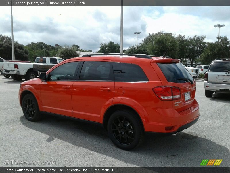 Blood Orange / Black 2017 Dodge Journey SXT