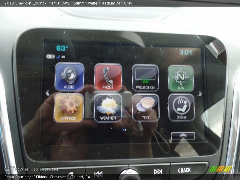 Summit White / Medium Ash Gray 2018 Chevrolet Equinox Premier AWD