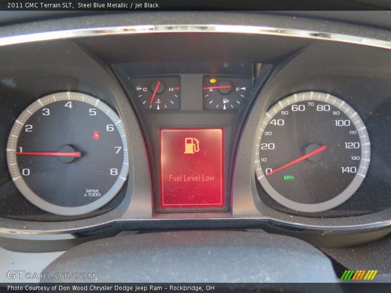 Steel Blue Metallic / Jet Black 2011 GMC Terrain SLT