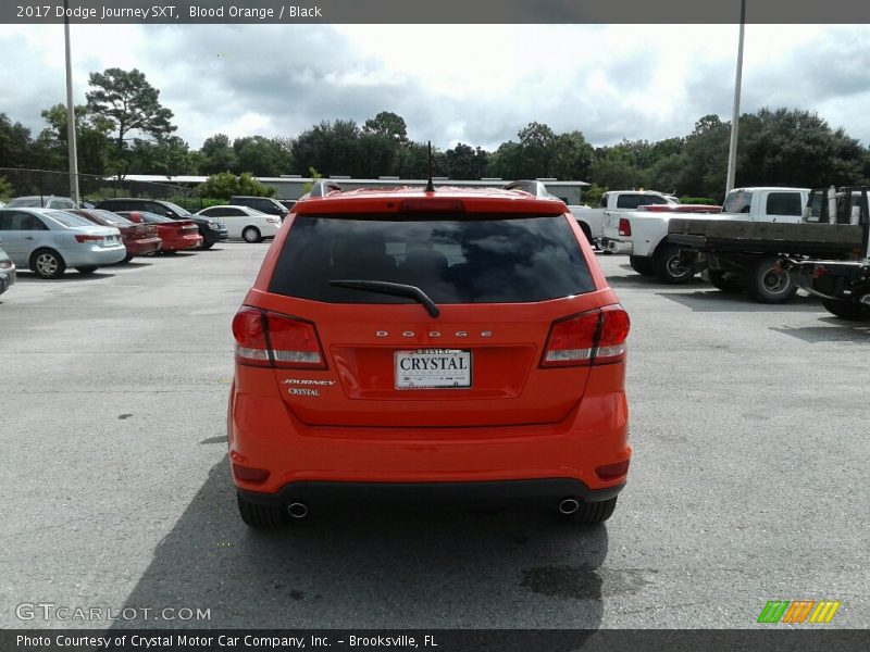 Blood Orange / Black 2017 Dodge Journey SXT