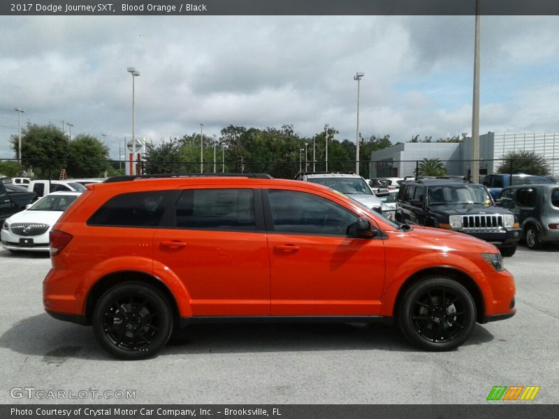 Blood Orange / Black 2017 Dodge Journey SXT
