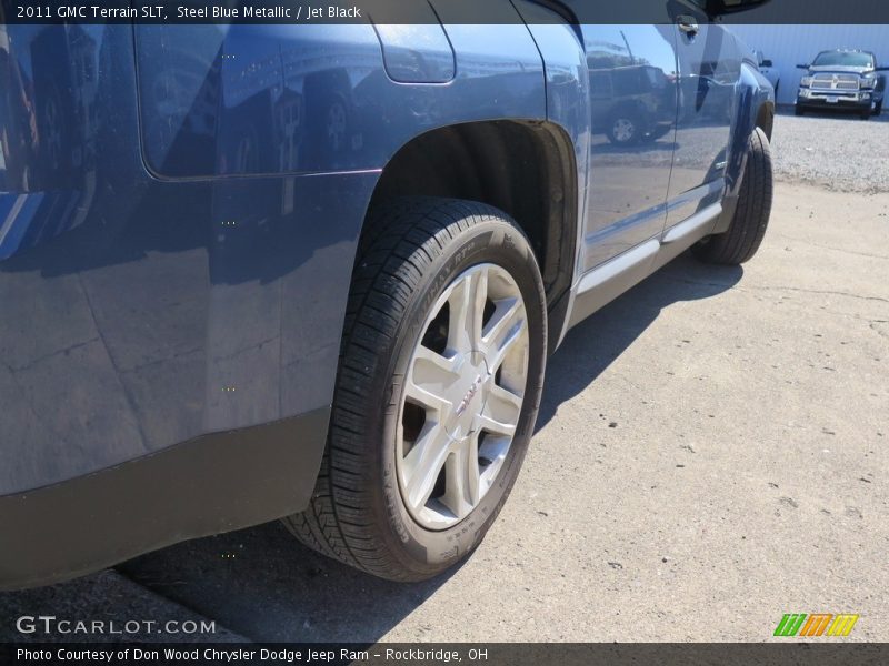 Steel Blue Metallic / Jet Black 2011 GMC Terrain SLT
