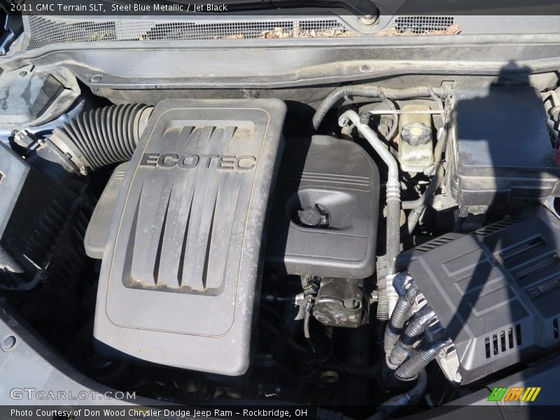 Steel Blue Metallic / Jet Black 2011 GMC Terrain SLT