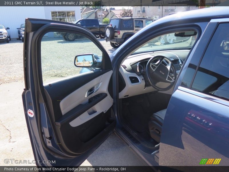 Steel Blue Metallic / Jet Black 2011 GMC Terrain SLT