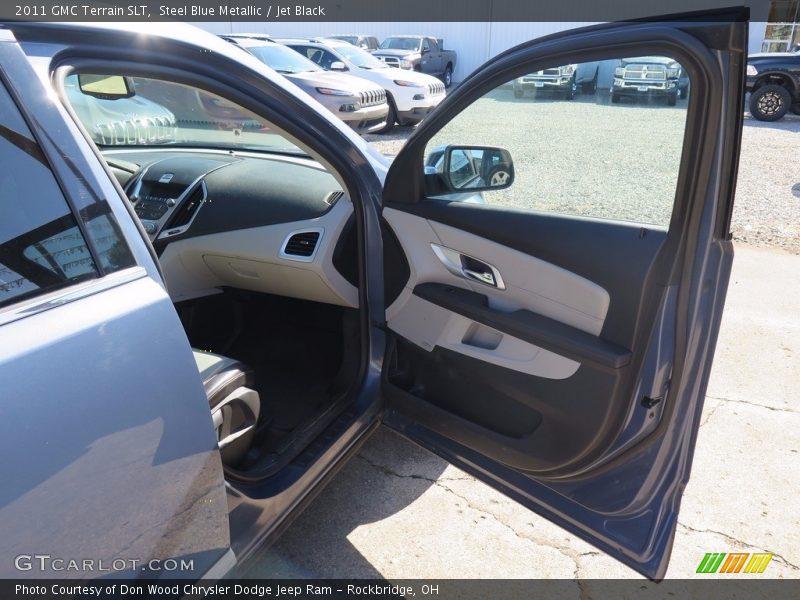 Steel Blue Metallic / Jet Black 2011 GMC Terrain SLT
