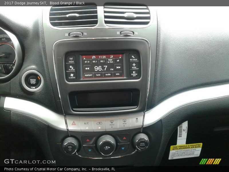 Blood Orange / Black 2017 Dodge Journey SXT