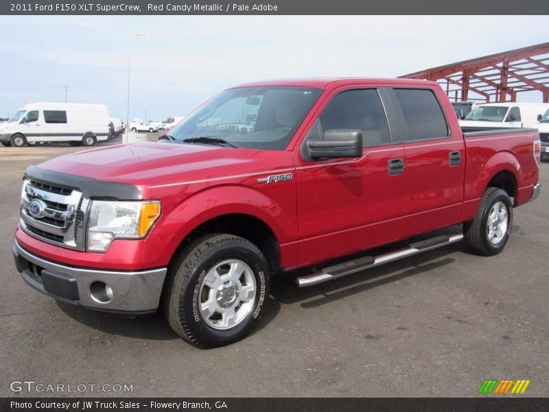 Red Candy Metallic / Pale Adobe 2011 Ford F150 XLT SuperCrew