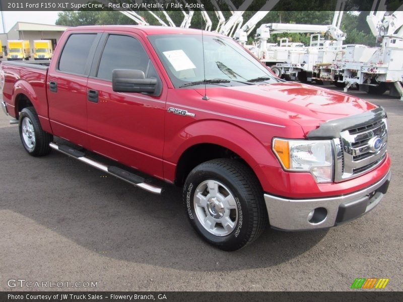 Red Candy Metallic / Pale Adobe 2011 Ford F150 XLT SuperCrew