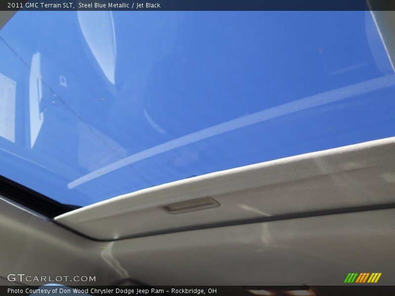 Steel Blue Metallic / Jet Black 2011 GMC Terrain SLT