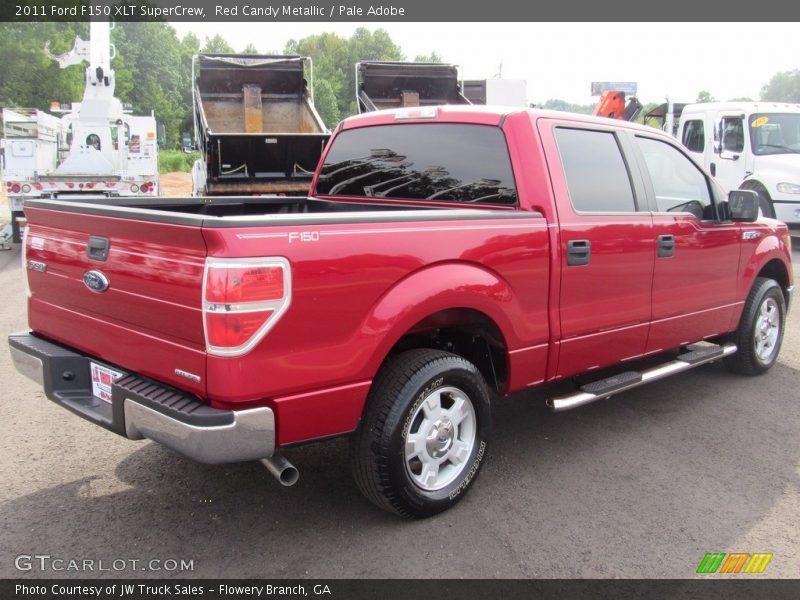 Red Candy Metallic / Pale Adobe 2011 Ford F150 XLT SuperCrew